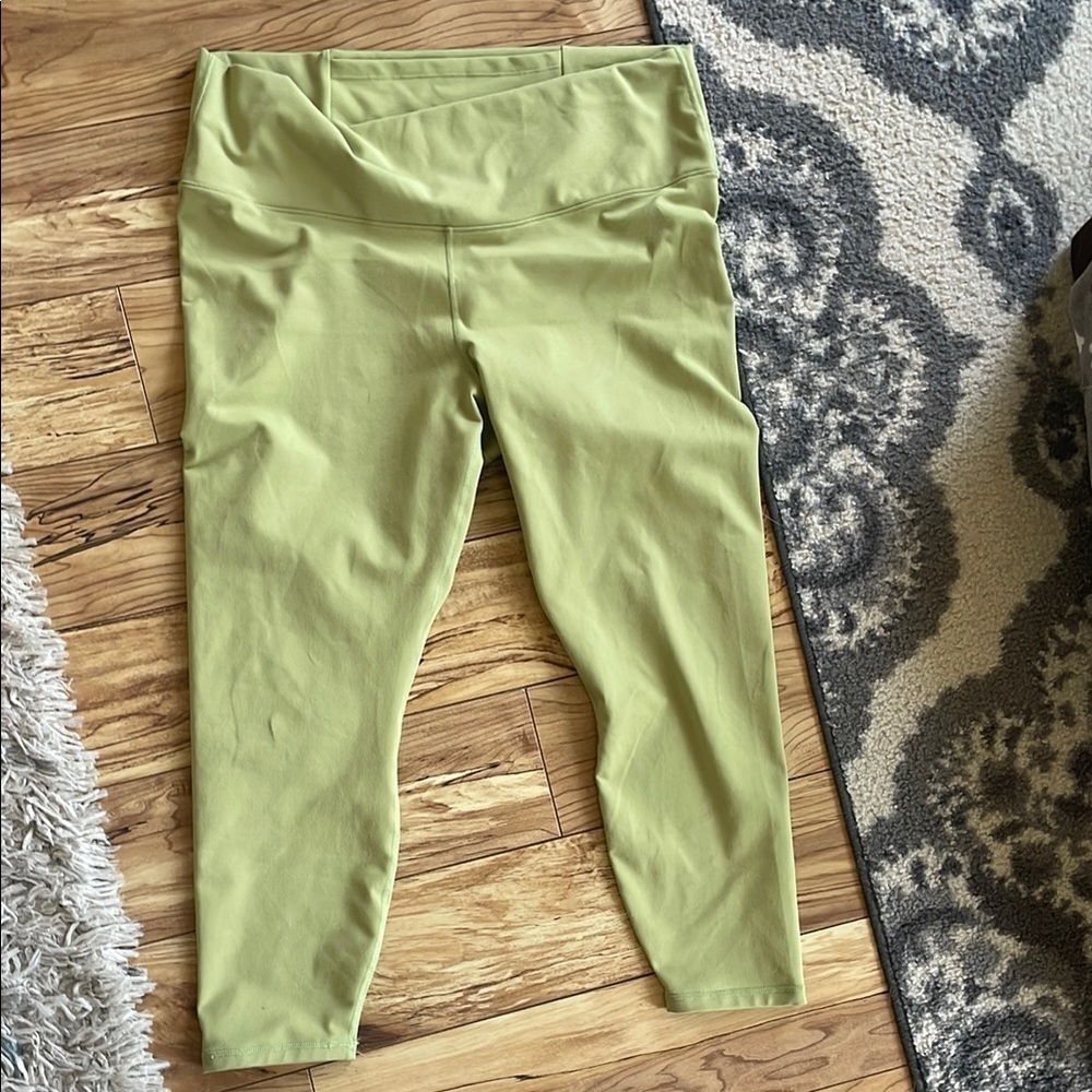 Boost PowerHold® High-Waisted 7/8 Legging  Olive Green Women's Leggings - Picture 10 of 11